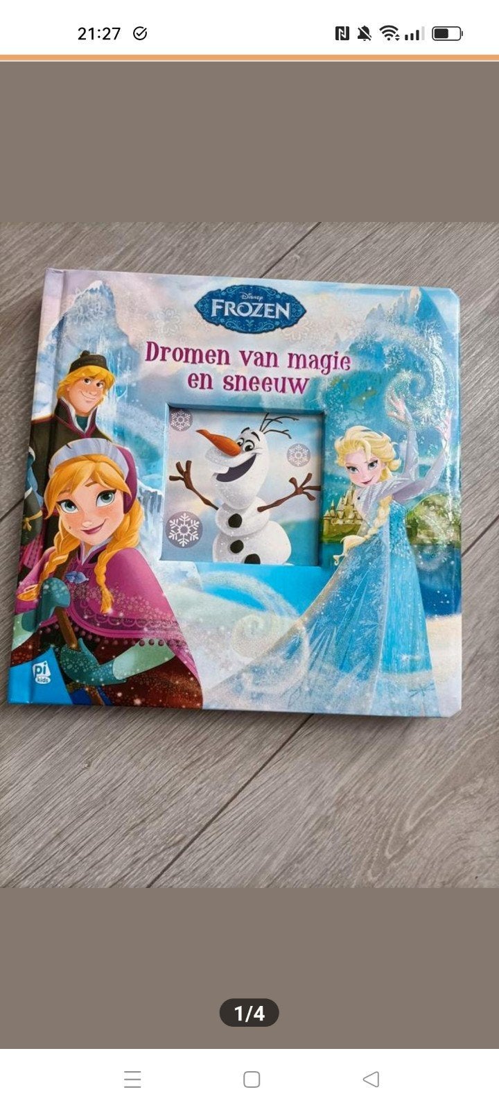 Boek Disney Frozen, dromen van magie en sneeuw, Ophalen of Verzenden, Zo goed als nieuw, Sprookjes
