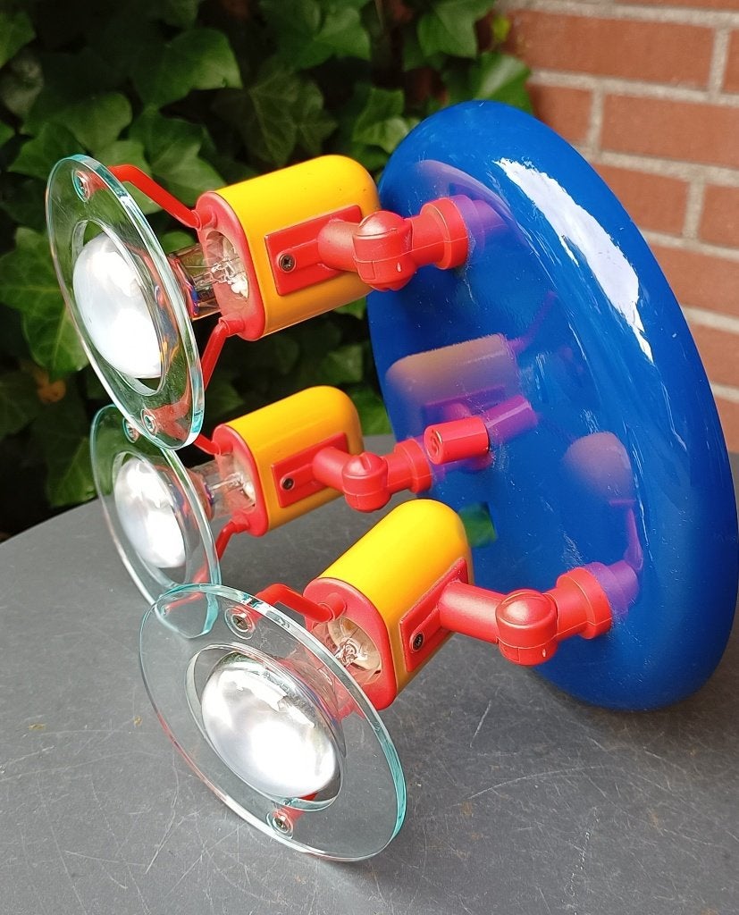 Memphis Milano plafondlamp  -design  van Happylight, gemerkt, Huis en Inrichting, Gebruikt, E14 (klein), Plafondspot, Ophalen of Verzenden