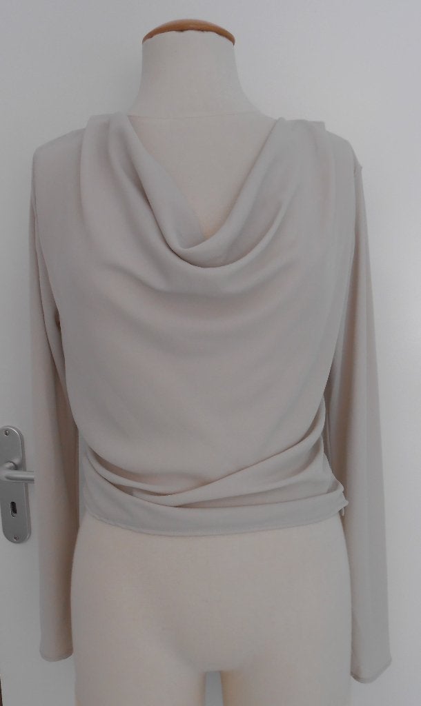 H&M top beige mt 42, Kleding | Dames, H&M, Beige, Maat 42/44 (L), Nieuw