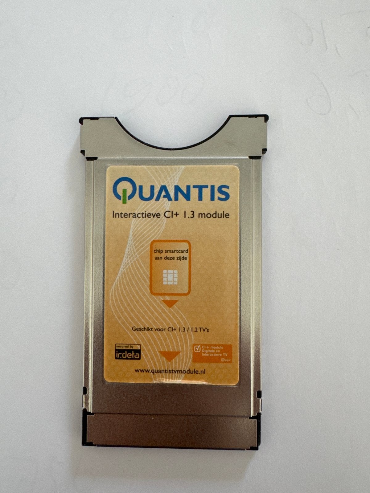 Quantis Interactieve CI+ 1.3 module Irdeto, Audio, Tv en Foto, Decoders en Harddiskrecorders, Gebruikt, Decoder, Ophalen