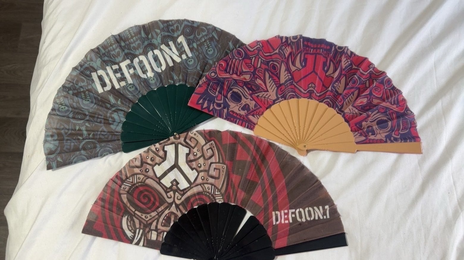 Defqon.1 Waaiers Merchandise - Diverse Designs, Ophalen of Verzenden, Zo goed als nieuw
