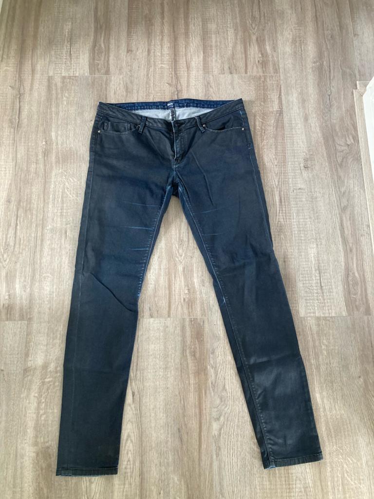 EDC broek maat 32/32 skin donkerblauw, Kleding | Dames, Ophalen of Verzenden, Zo goed als nieuw, Blauw, W30 - W32 (confectie 38/40)
