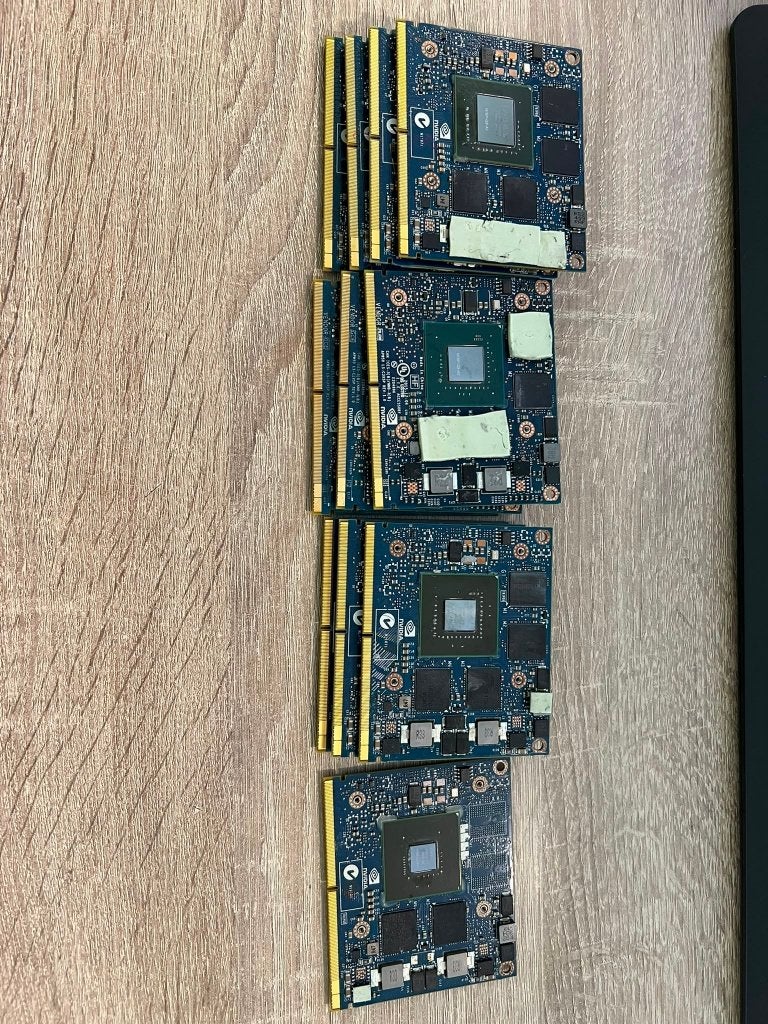 Pulled Nvidia laptop GPU's 11 stuks, Computers en Software, Gebruikt, -, -, Ophalen of Verzenden
