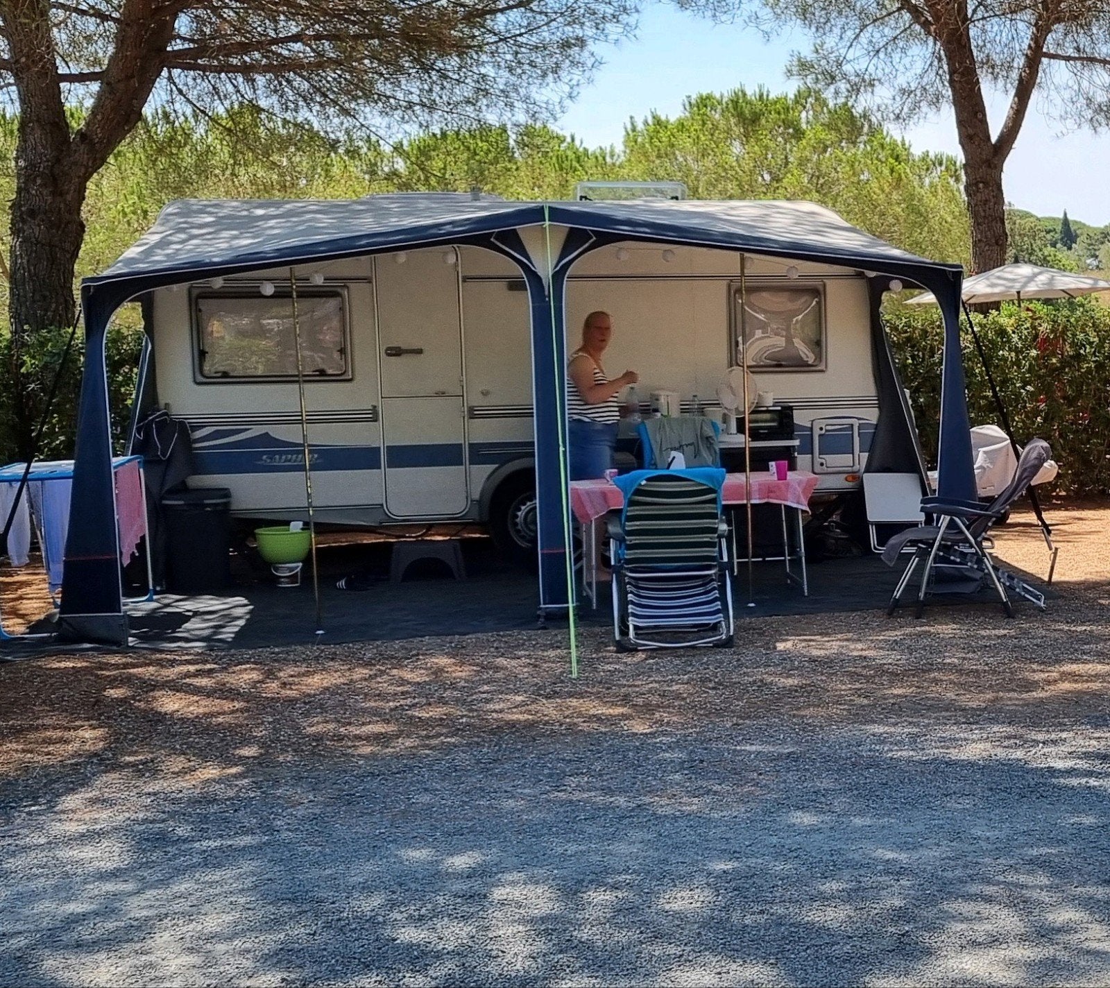 Gebruikte voortent mt 11, Caravans en Kamperen, Tentaccessoires, Ophalen