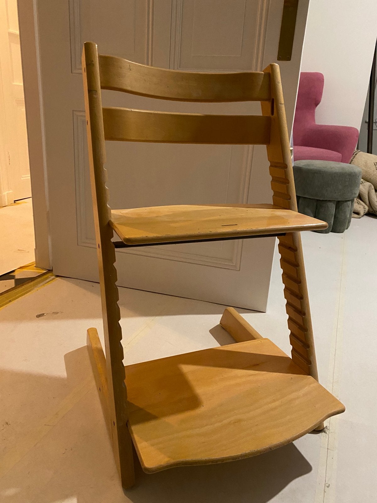 Trip Trap Stokke meegroeistoel, Kinderen en Baby's, Kinderstoelen, Ophalen of Verzenden, Gebruikt, Meegroeistoel, Aanschuifbaar