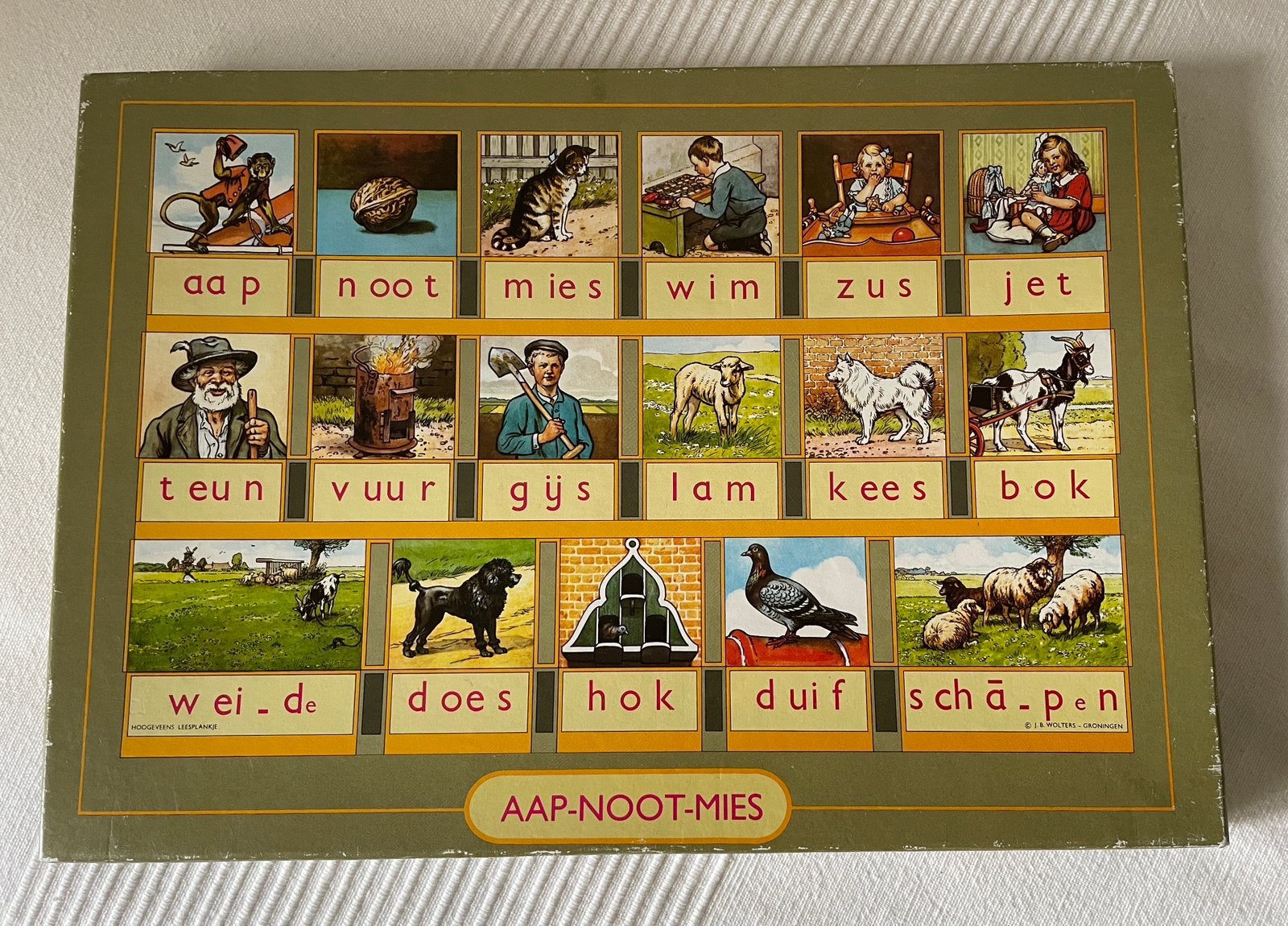 AAP-NOOT-MIES Puzzel, Kinderen en Baby's, Speelgoed | Kinderpuzzels, Ophalen, 10 tot 50 stukjes, Gebruikt