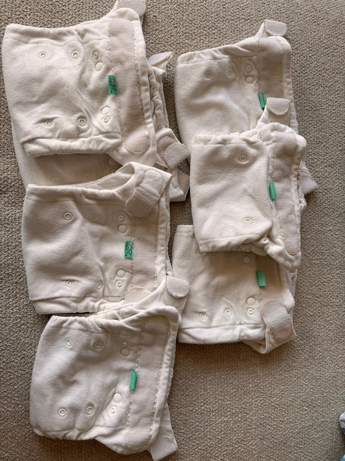 7 totsbots bamboozle size 2 wasbare luiers met 10 inleggers, Ophalen of Verzenden, Gebruikt
