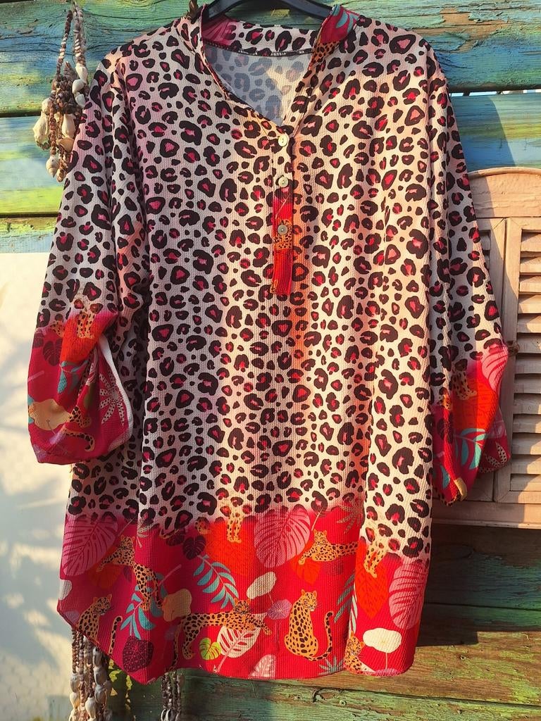 Tuniek*Nieuw*
New collection 
Rood gemêleerd, Kleding | Dames, Ophalen of Verzenden, Nieuw, Rood, Blouse of Tuniek