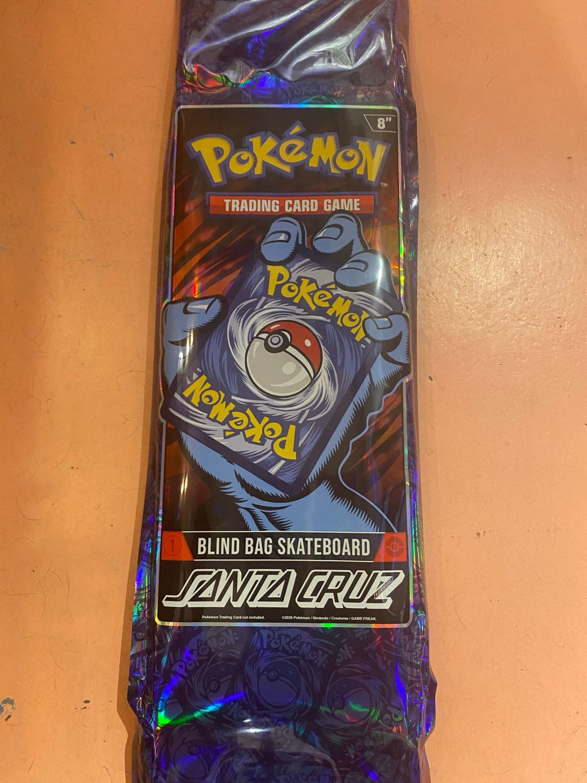 Santa Cruz x Pokémon Blind Bag Skateboard Deck - Nieuw, Ophalen of Verzenden, Nieuw, Overige typen