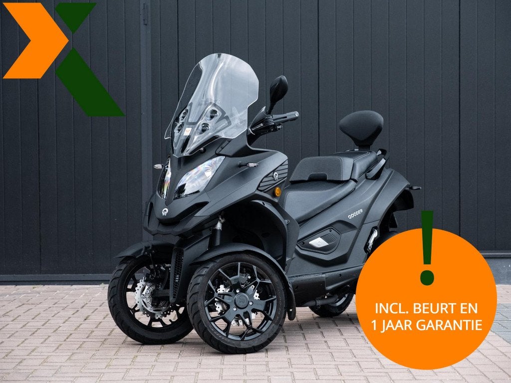 Qooder Quadro QV4 | 1e eigenaar | Slechts 2200 km | Als nieu, Motoren, Scooter, 399 cc, Qooder, Automaat