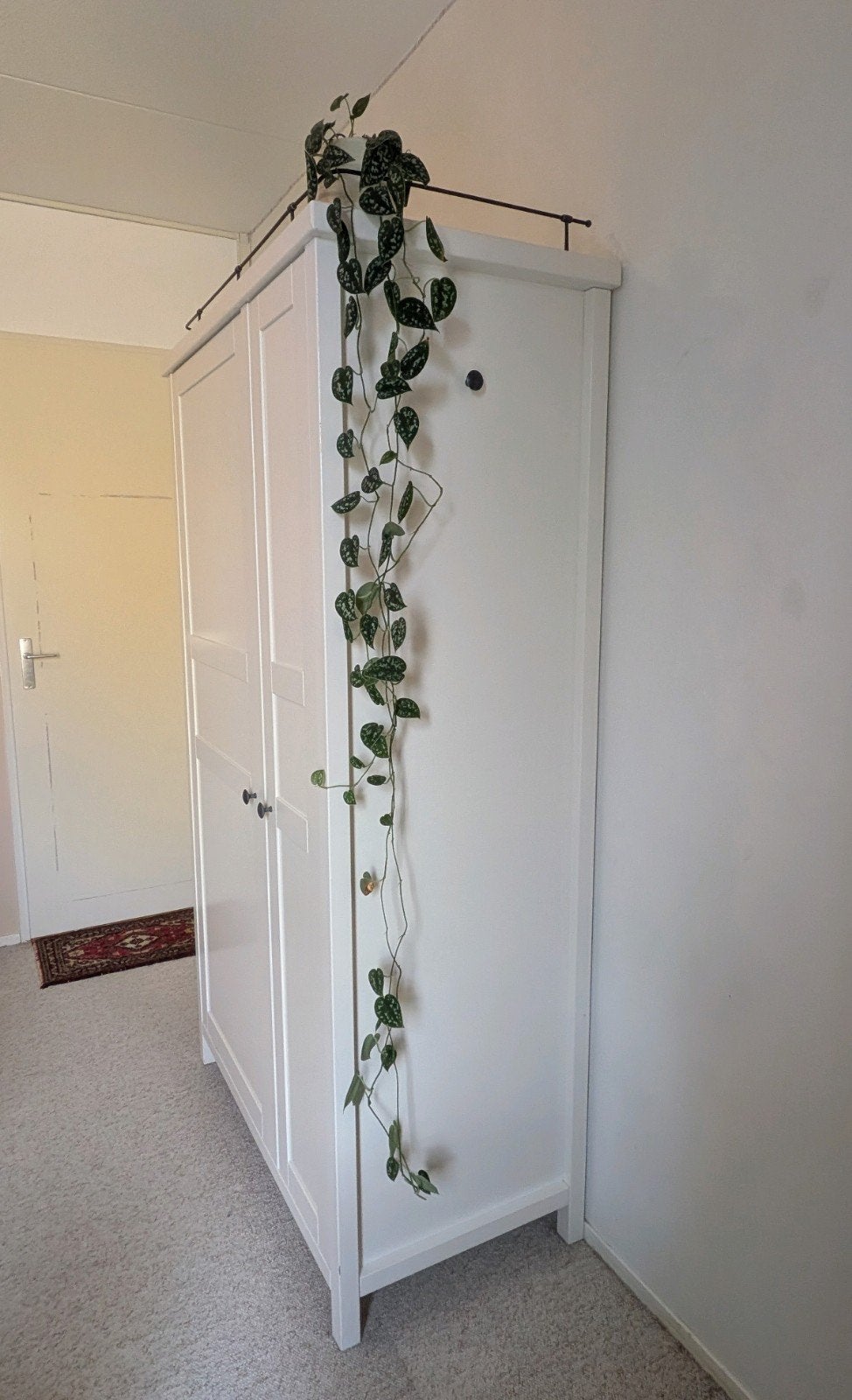 Ikea Hemnes kledingkast wit, Ophalen, Met deur(en), Gebruikt, 100 tot 150 cm