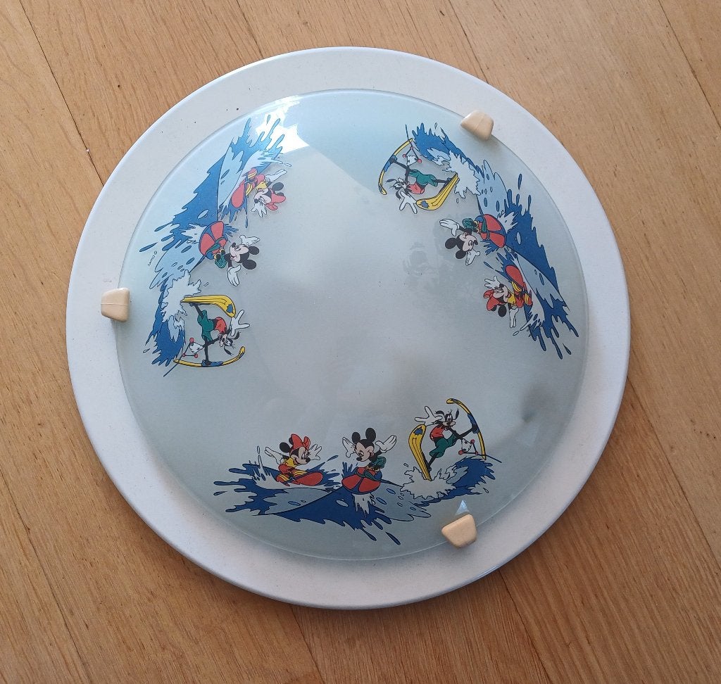 Disney plafondlamp - Mickey - Minnie en Goofy, Huis en Inrichting, Lampen | Plafondlampen, Ophalen of Verzenden, Gebruikt