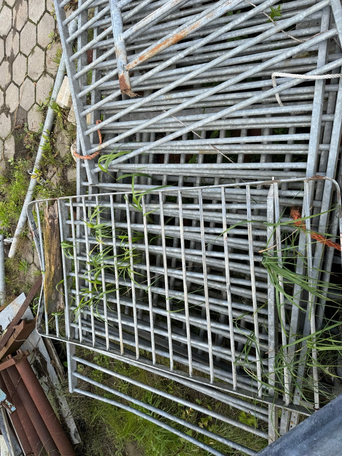 Gebruikt hekwerk - Diverse panelen, Tuin en Terras, Ophalen, Gebruikt, IJzer, Overige typen
