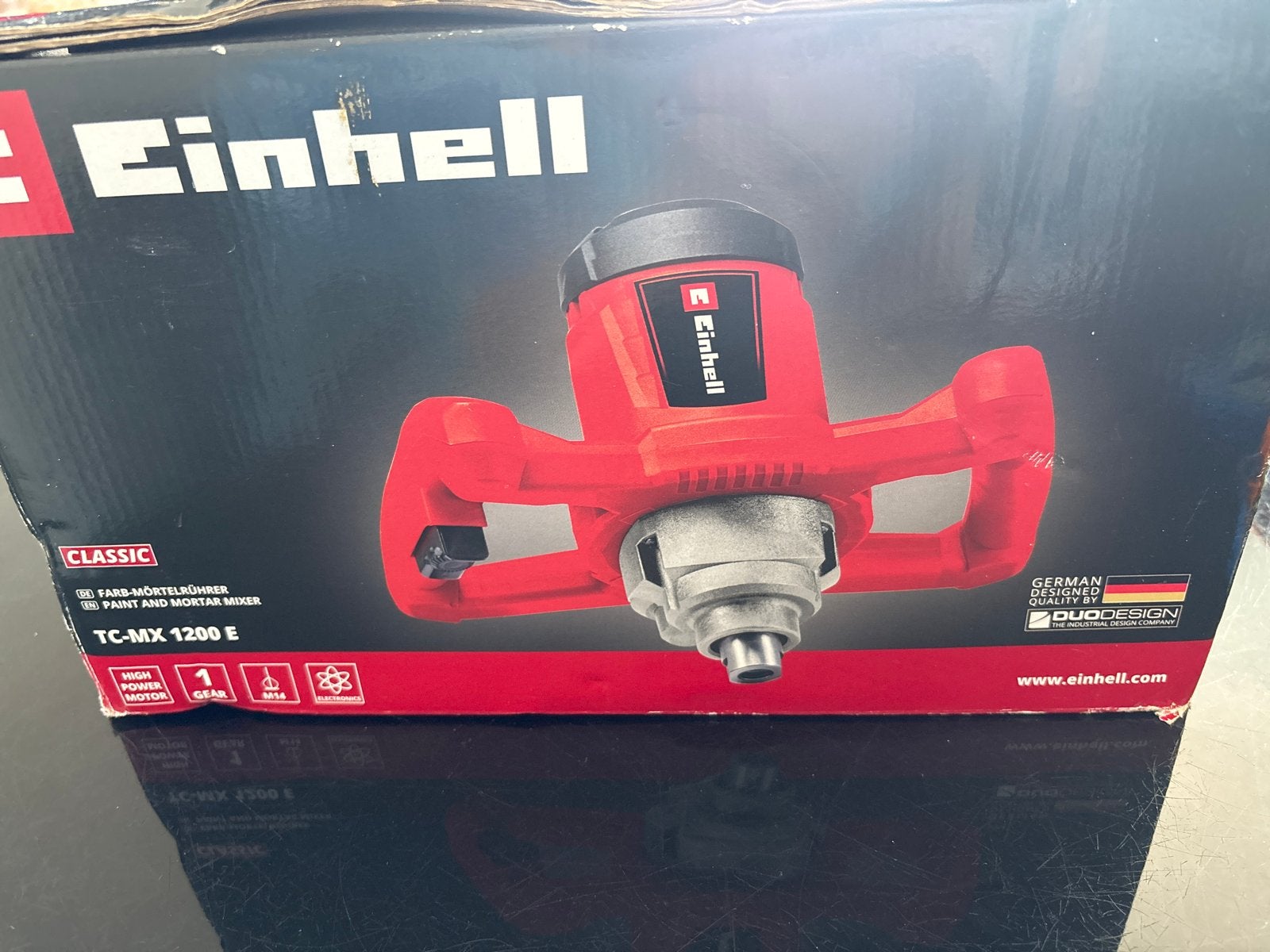 Einhell TC-MX 1200 E Verf- en Mortelmixer, Doe-het-zelf en Verbouw, Ophalen of Verzenden, Nieuw