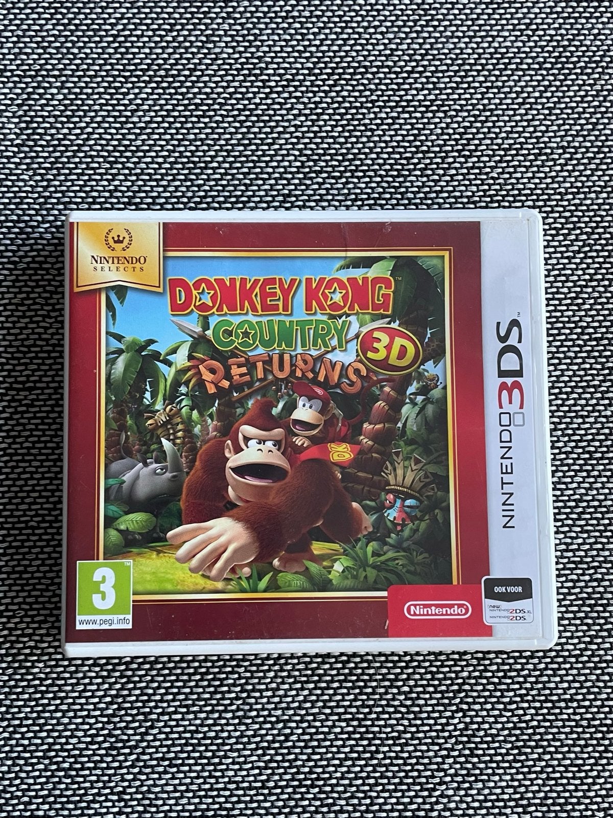 Donkey Kong Country Returns 3D (Nintendo 3DS), Gebruikt, 1 speler, Ophalen of Verzenden, Vanaf 3 jaar
