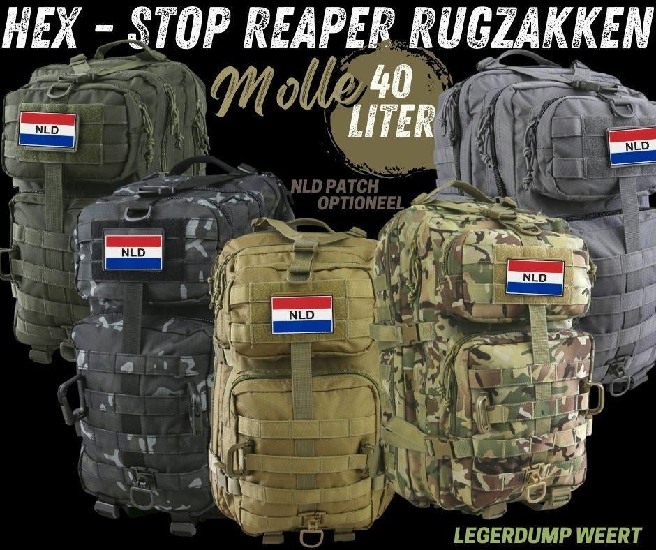 Tactische Rugzak 40L - Hex-Stop Reaper Pack - Molle, Ophalen of Verzenden, Nieuw, Rugtas