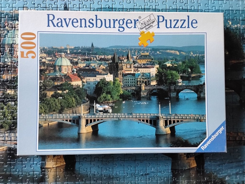 Ravensburger puzzel 'Praag', Ophalen, 500 t/m 1500 stukjes, Zo goed als nieuw, Legpuzzel