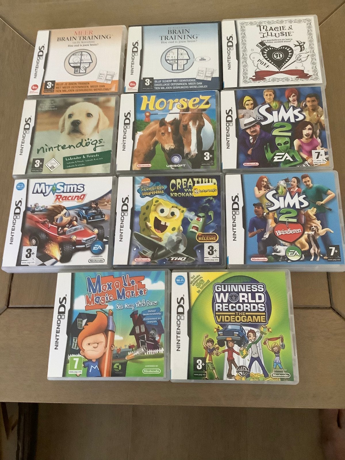 Nintendo DS spellen, compleet met boekje en wat er bij hoort, Spelcomputers en Games, Games | Nintendo DS, Zo goed als nieuw, Overige genres