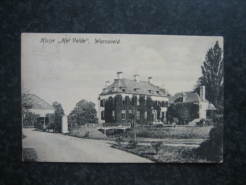 WARNSVELD Huize Het Velde, Ophalen of Verzenden, 1920 tot 1940, Gelderland