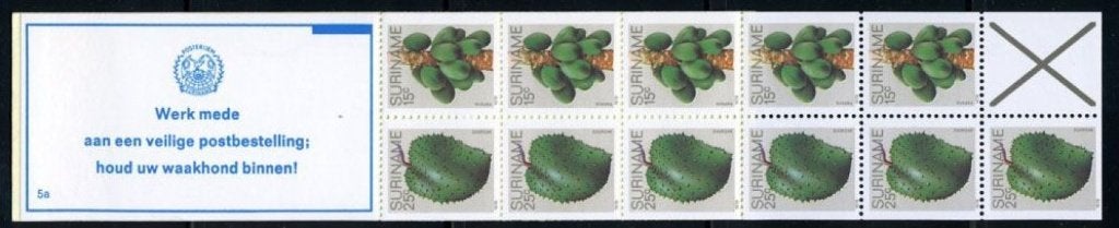 Suriname 1979 - PB5a  - Vruchten, Ophalen of Verzenden, Postfris