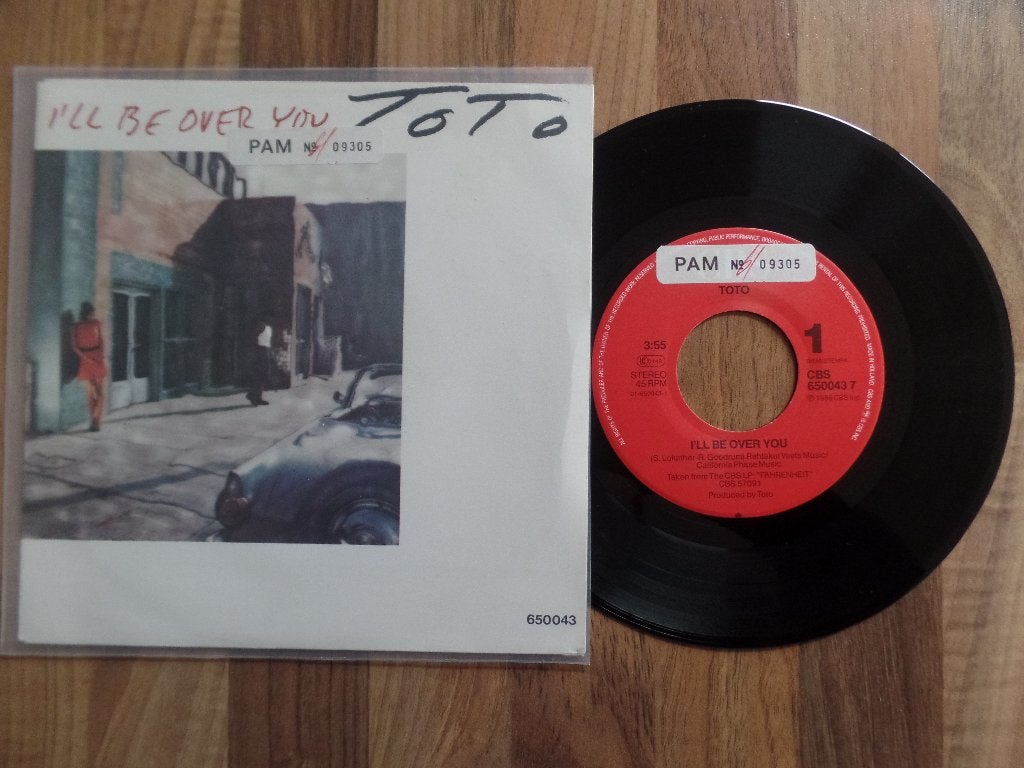 single Toto – I'll Be Over You, Ophalen of Verzenden, Gebruikt, 7 inch, Rock en Metal