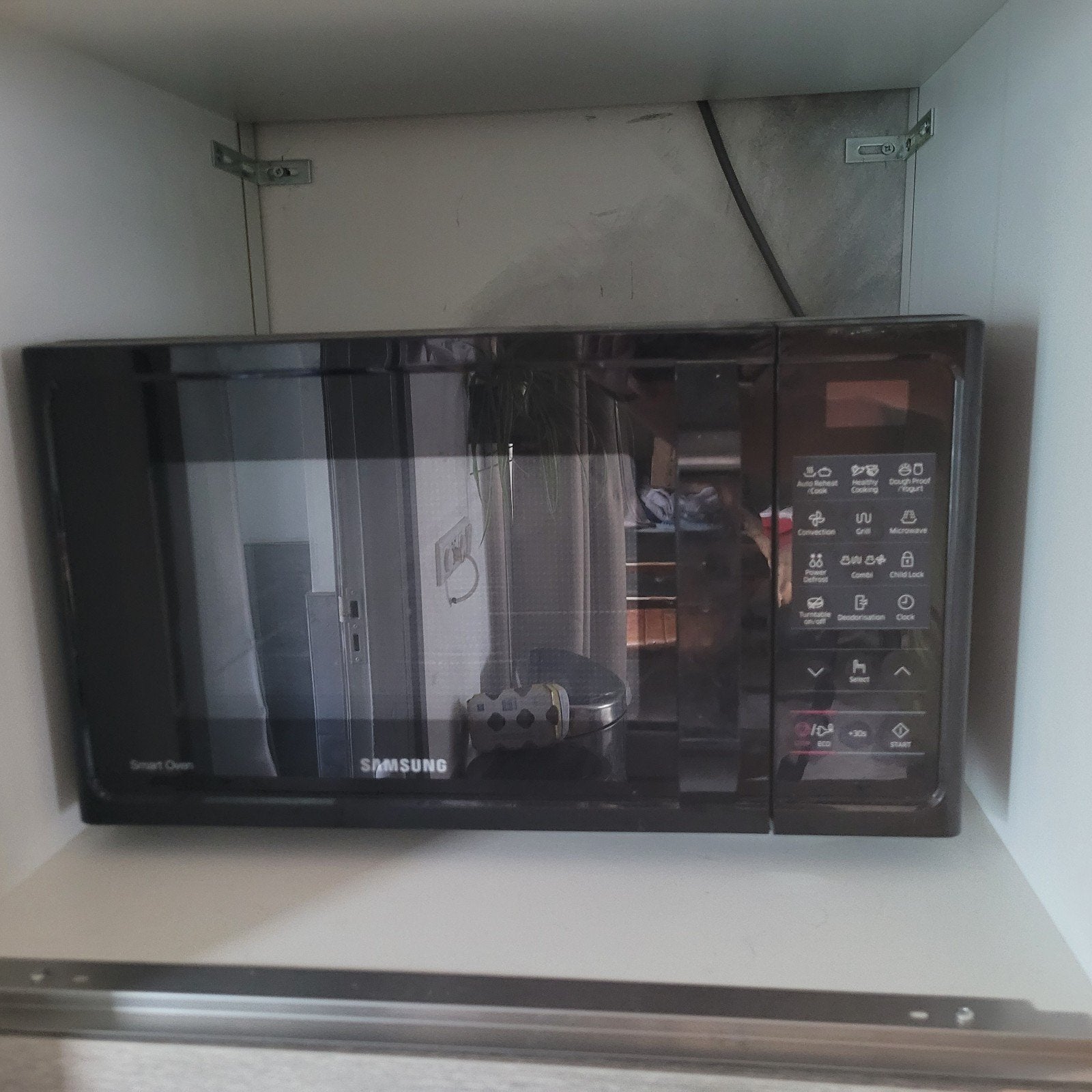 Samsung combi oven - werkt perfect, Ophalen, Combimagnetron, Hete lucht, Zo goed als nieuw