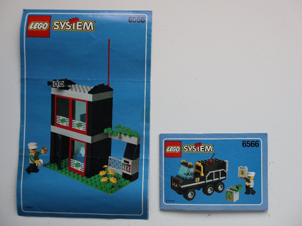 Lego Classic Town Town Jr. Traffic 6566 Bank, Gebruikt, Overige thema's, Lego, Compleet