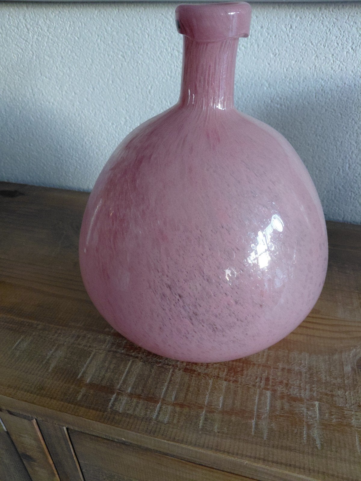 Colmore vaas roze  nieuwstaat, Ophalen, 36 cm, Roze, Glas