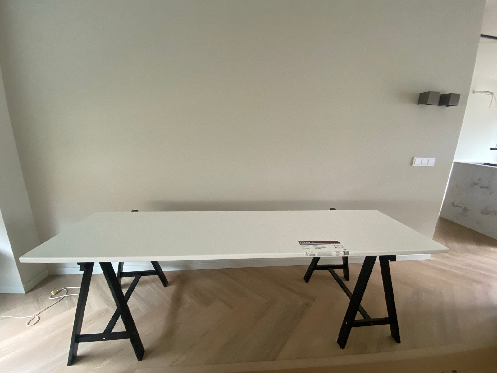 Nieuw Wit  Keukenblad Piccante 220x60x2,8 cm, Ophalen, Wit, Nieuw, 200 cm of meer