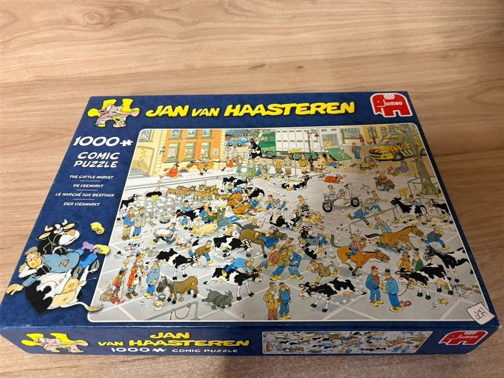Jan van haasteren de Veemarkt - S7158, Ophalen of Verzenden, 500 t/m 1500 stukjes, Zo goed als nieuw