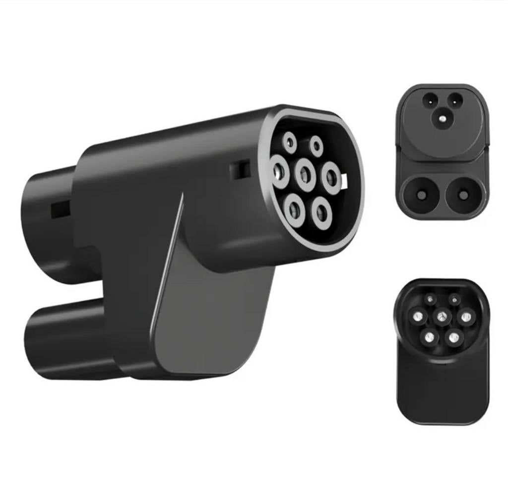 Type 2 naar Type 1 EV Laadadapter, Auto diversen, Laadpalen, Ophalen of Verzenden, Nieuw, Laadkabel