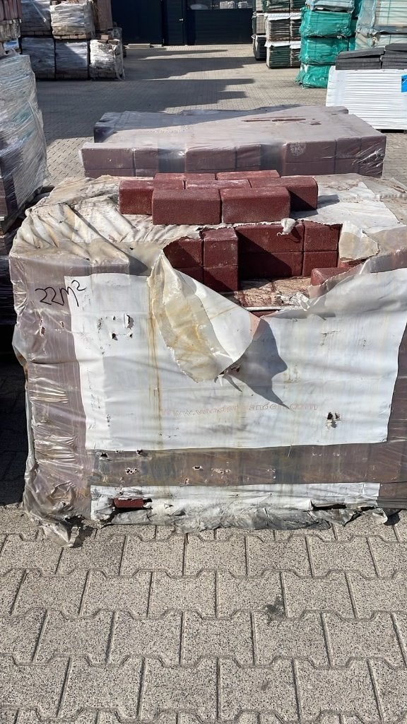 Gebakken klinkerkeien (22m2), Tuin en Terras, Ophalen of Verzenden, Beton, Klinkers