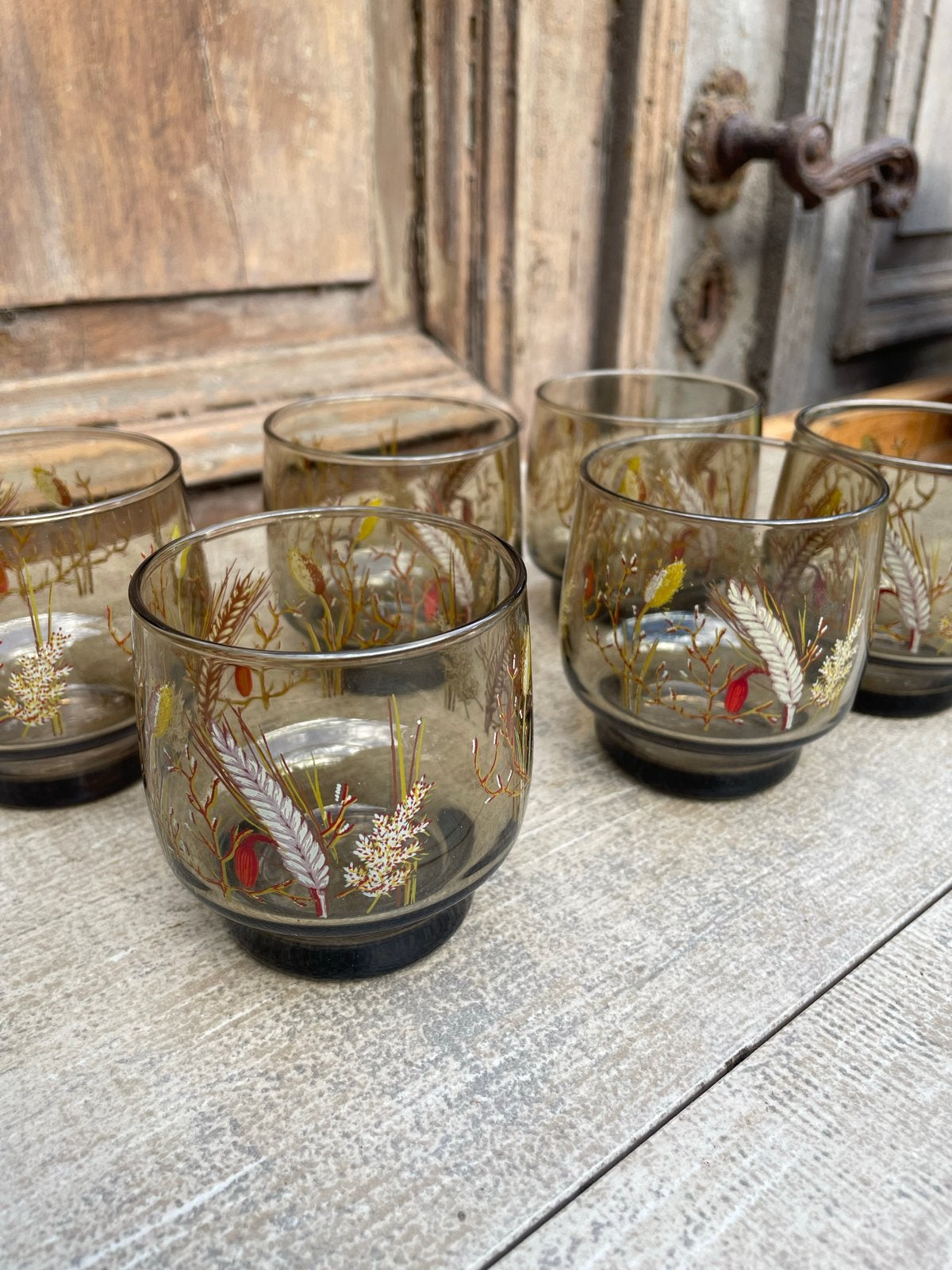 6 Luminarc Tifoli Glazen - Vintage Drinkglazen, Ophalen of Verzenden
