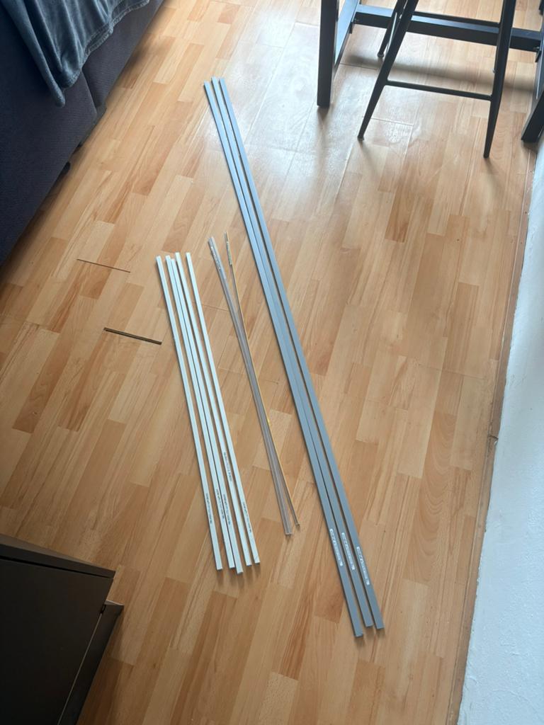 Plinten met kabelgoot (diverse maten), Ophalen, Zo goed als nieuw, Mdf, 150 tot 200 cm