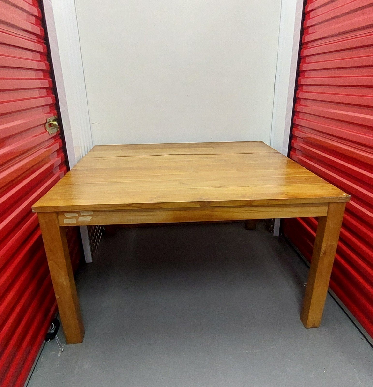 Teak houten tafel, Ophalen, Gebruikt, Vijf personen of meer, Robuust