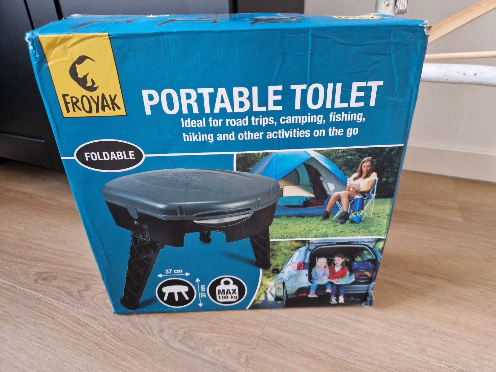 Draagbaar toilet - Froyak, Caravans en Kamperen, Ophalen of Verzenden, Nieuw