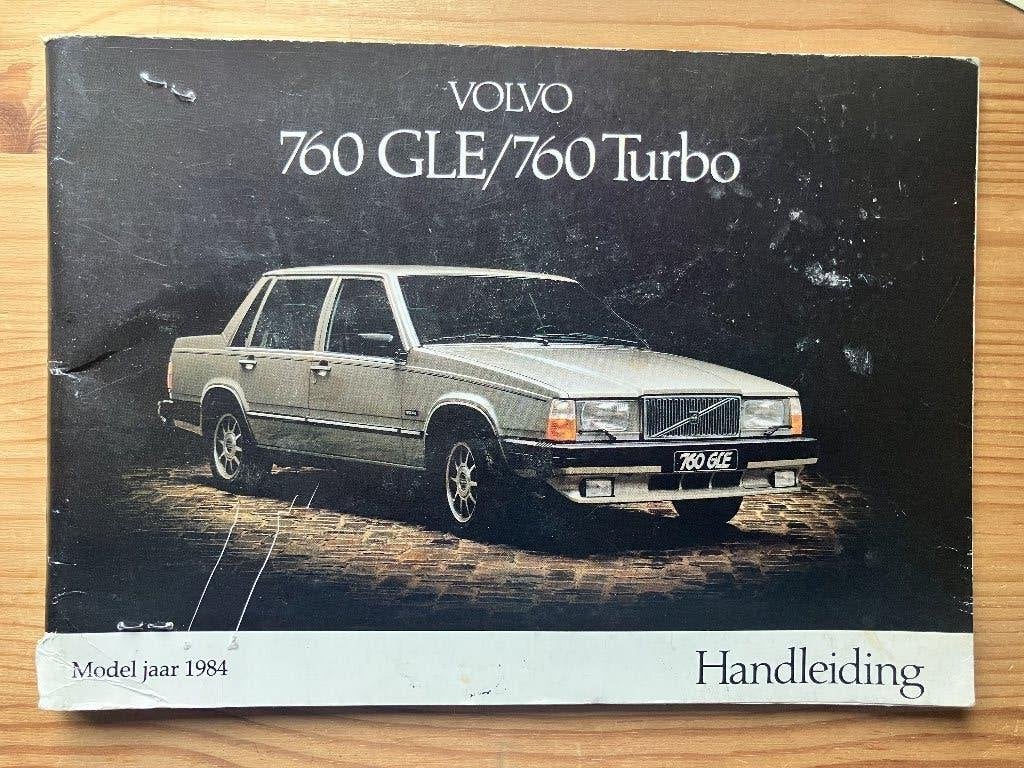 Handleiding volvo 760 GLE Turbo, Ophalen of Verzenden