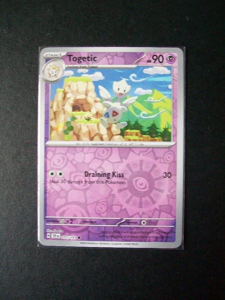 3325. Nieuwe Pokemon Kaart holofoil TOGETIC HP 90 (071/191), Verzenden, Nieuw, Losse kaart, Foil