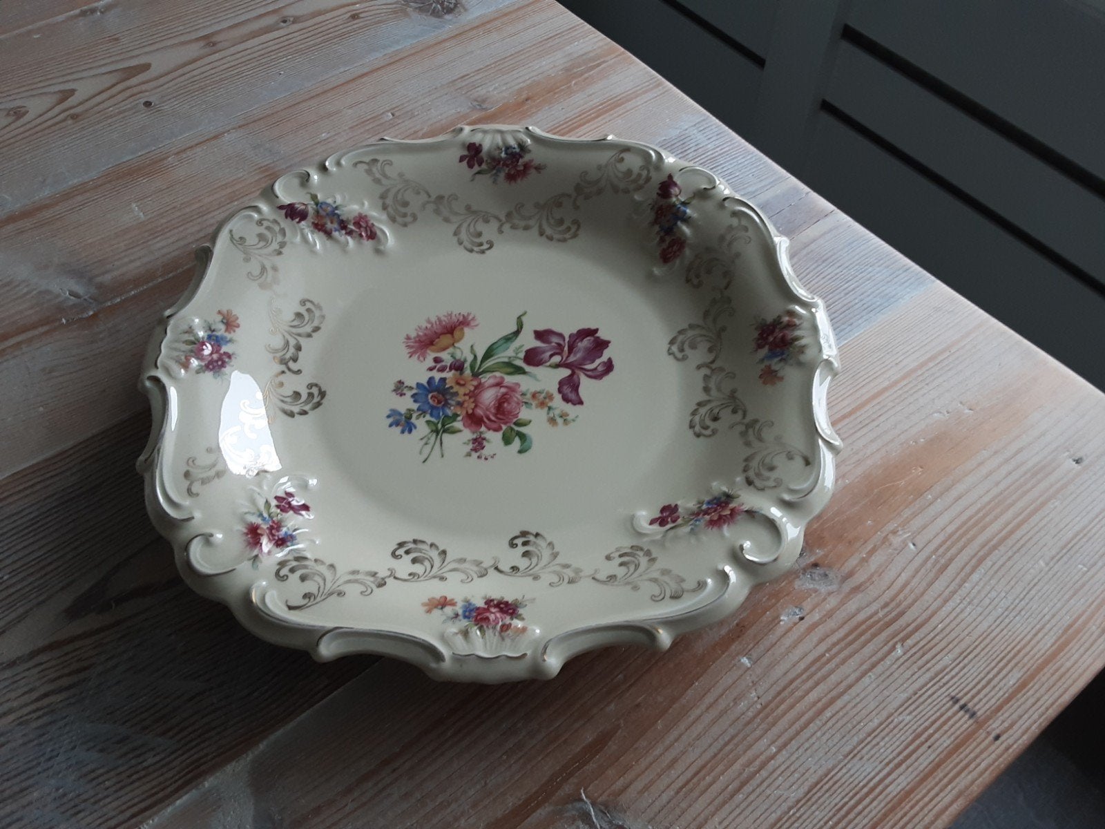 Mooie oude retro taartschaal van Schwarzenhammer Germany., Ophalen of Verzenden