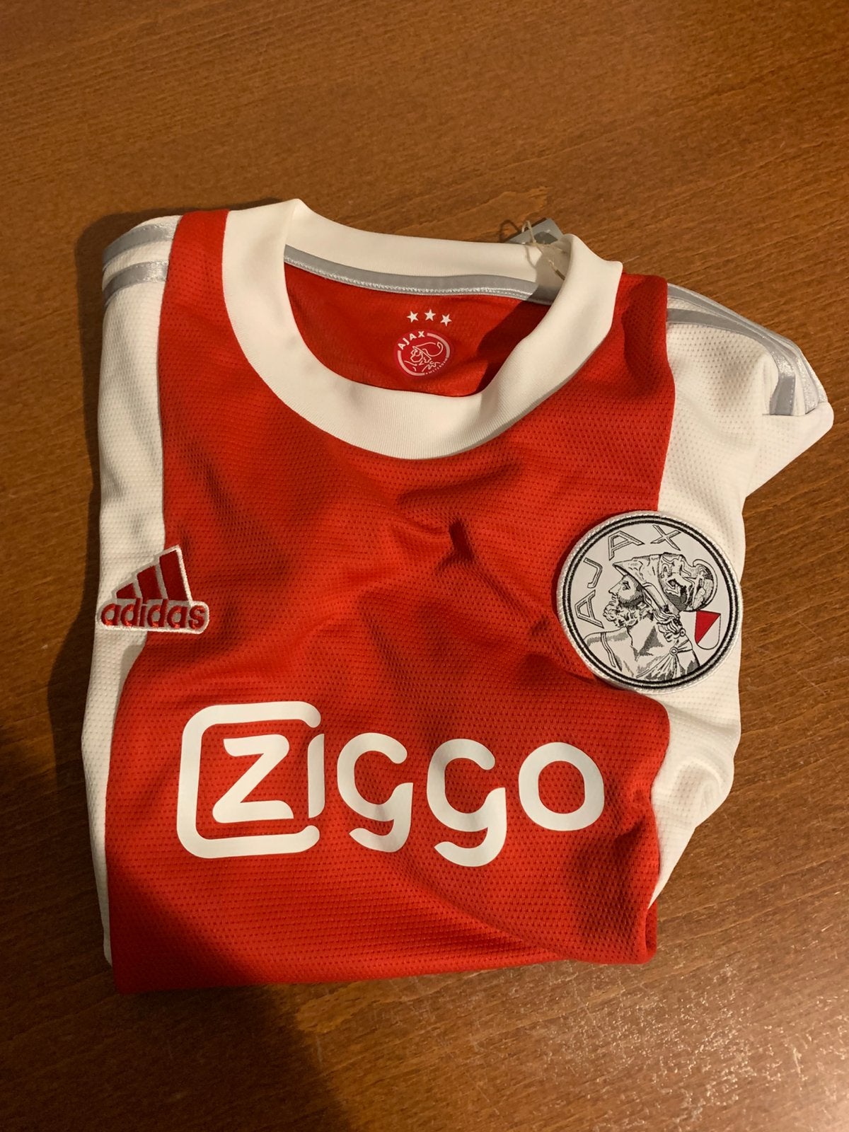 AJAX - THUISSHIRT 2021-2022 - NIEUW MET KAARTJES - MAAT M!, Maat M, Ophalen of Verzenden, Nieuw, Shirt