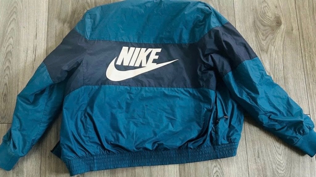 Bomerjack jas Nike heren, Blauw, Nike, Ophalen of Verzenden, Zo goed als nieuw