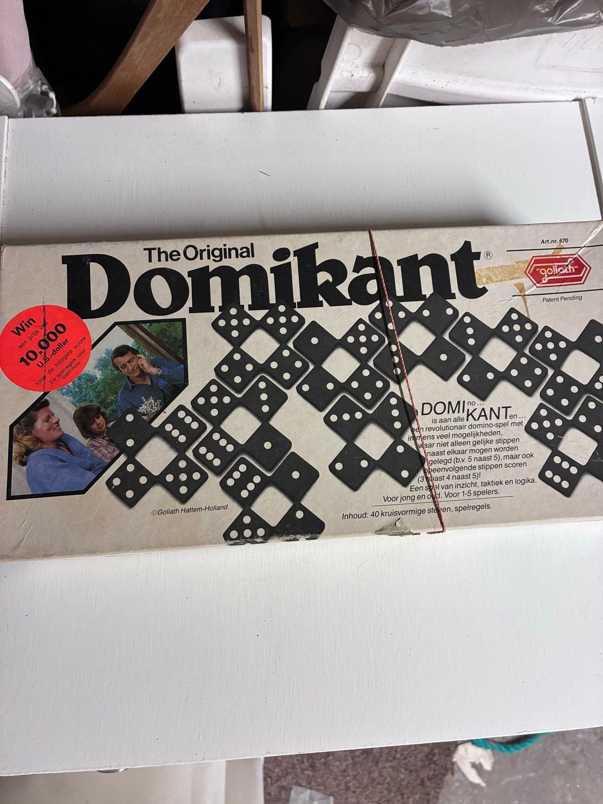 Domikant: Het originele domino-spel van Goliath, Een of twee spelers, Ophalen of Verzenden, Gebruikt