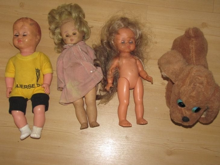 Oude poppen, Verzamelen, Poppen, Verzenden, Gebruikt, Pop