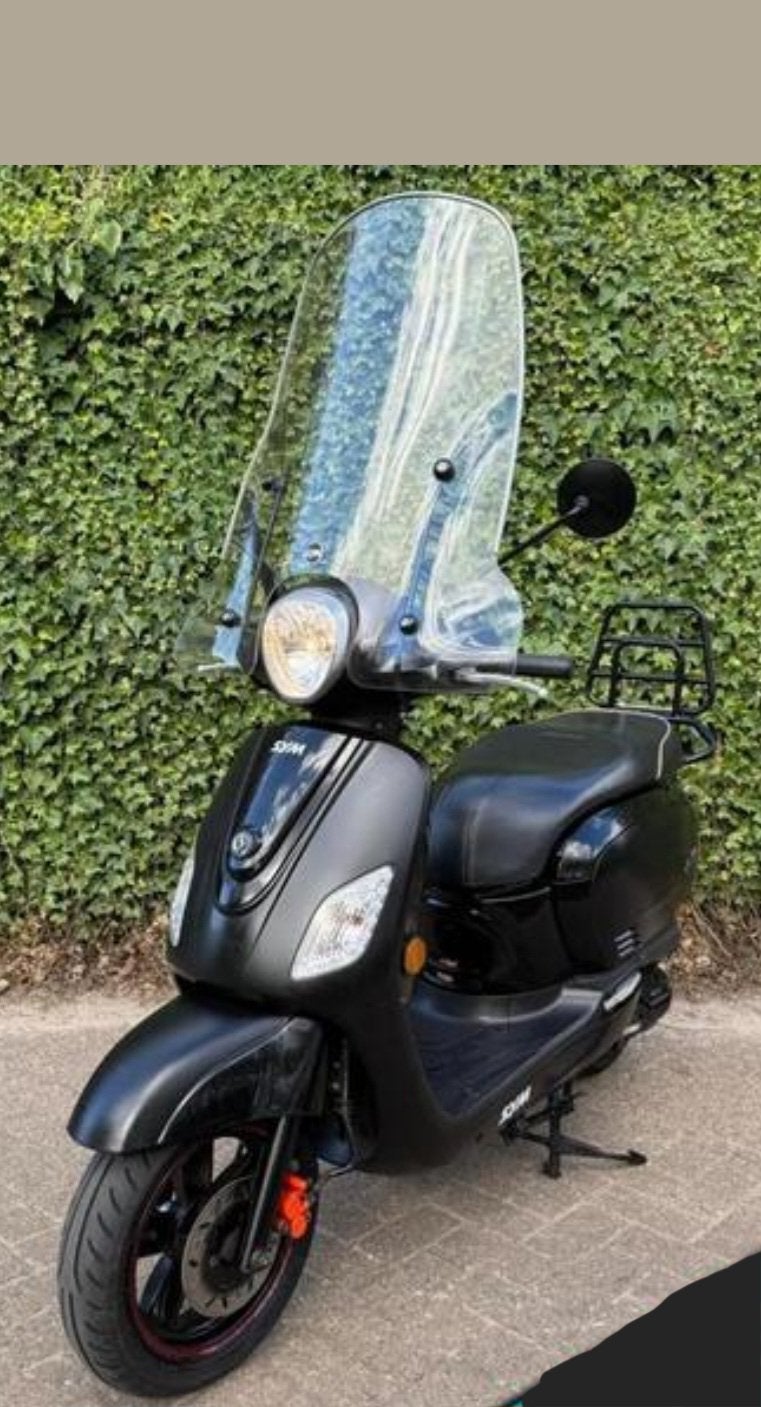 Sym Fiddle 3 Sport  Scooter Zwart, Ophalen, Gebruikt, Maximaal 45 km/u, Benzine