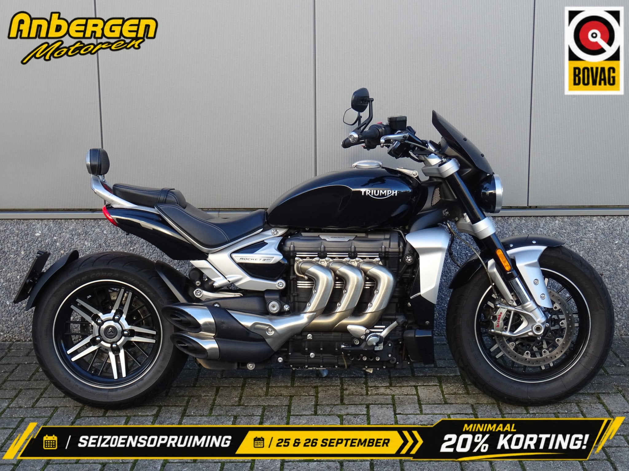 Triumph ROCKET 3 GT (bj 2020), 2500 cc, Toermotor, Gebruikt, Bedrijf
