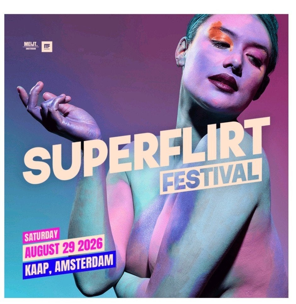 1 kaart Superflirt festival  29 augustus Amsterdam, Tickets en Kaartjes, Evenementen en Festivals, Eén persoon