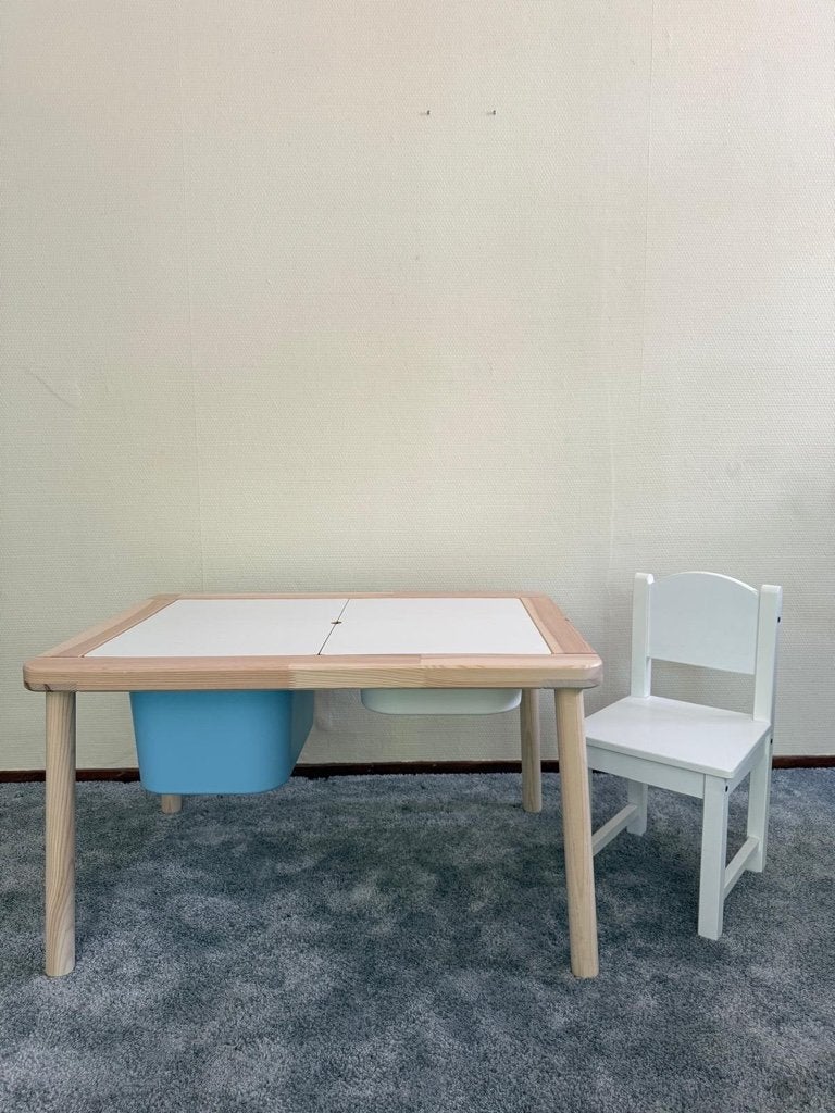 IKEA FLISAT Kindertafel & SUNDVIK Stoeltje, Kinderen en Baby's, Kinderkamer | Tafels en Stoelen, Ophalen, Nieuw, Tafel(s) en Stoel(en)