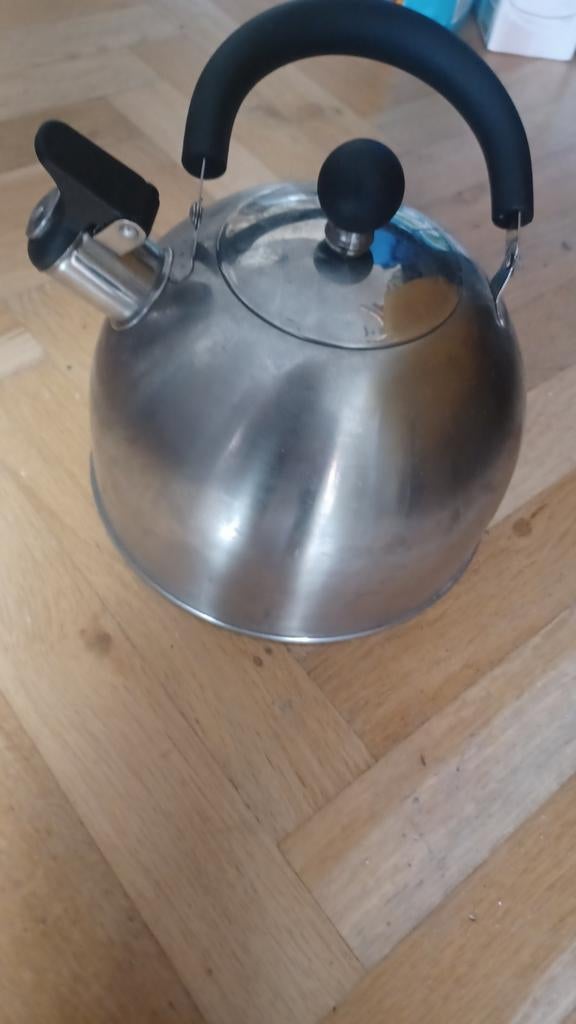 Lichtgewicht aluminium fluitketel, Ophalen of Verzenden, Gebruikt, Aluminium, Overige typen