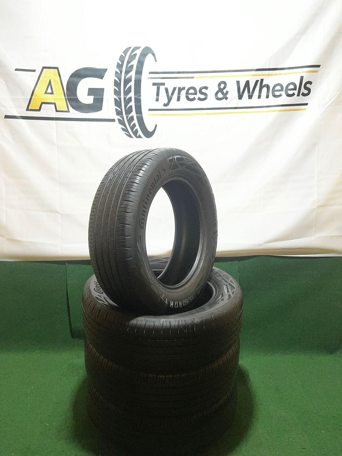 4x 215 60 R17 96H Continental Ecocontact 6 215 60 17, 215 mm, Banden en Velgen, Nieuw, 17 inch