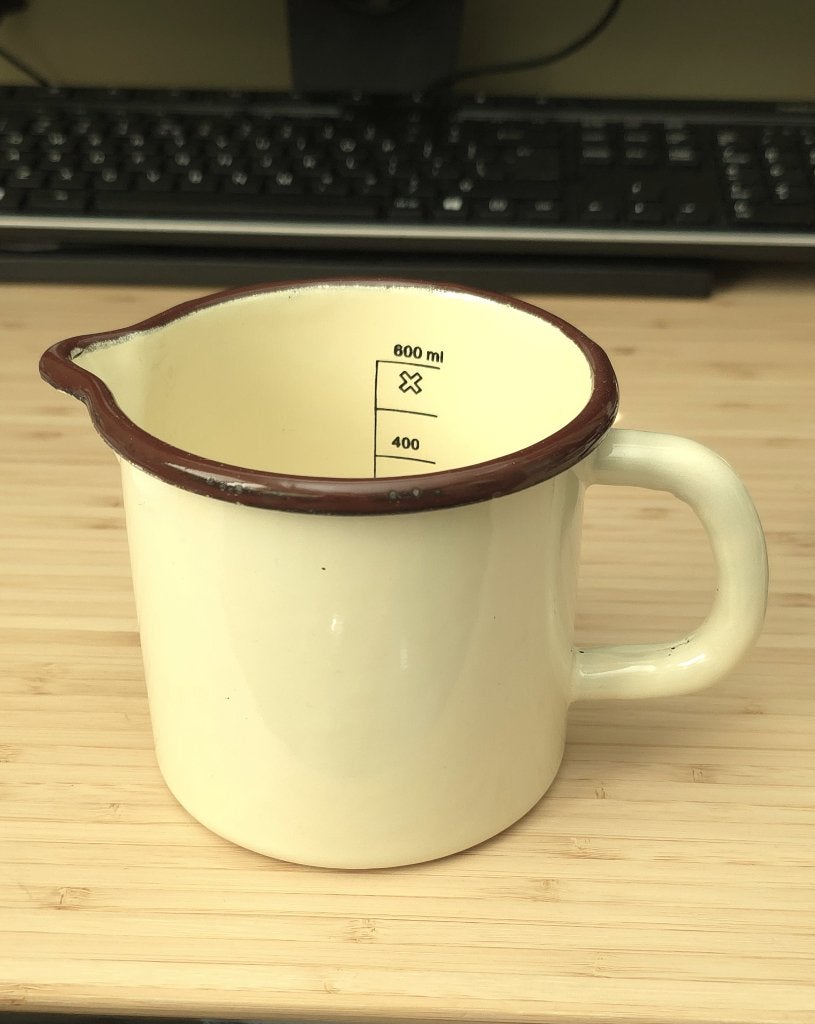 Vintage maatbeker, Antiek en Kunst, Ophalen of Verzenden